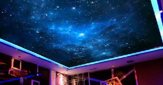 Натяжной потолок звездное небо Саяногорск, цена от 5254 руб.